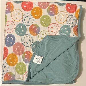 Little Sleepies Multicolor Smiley Blanket